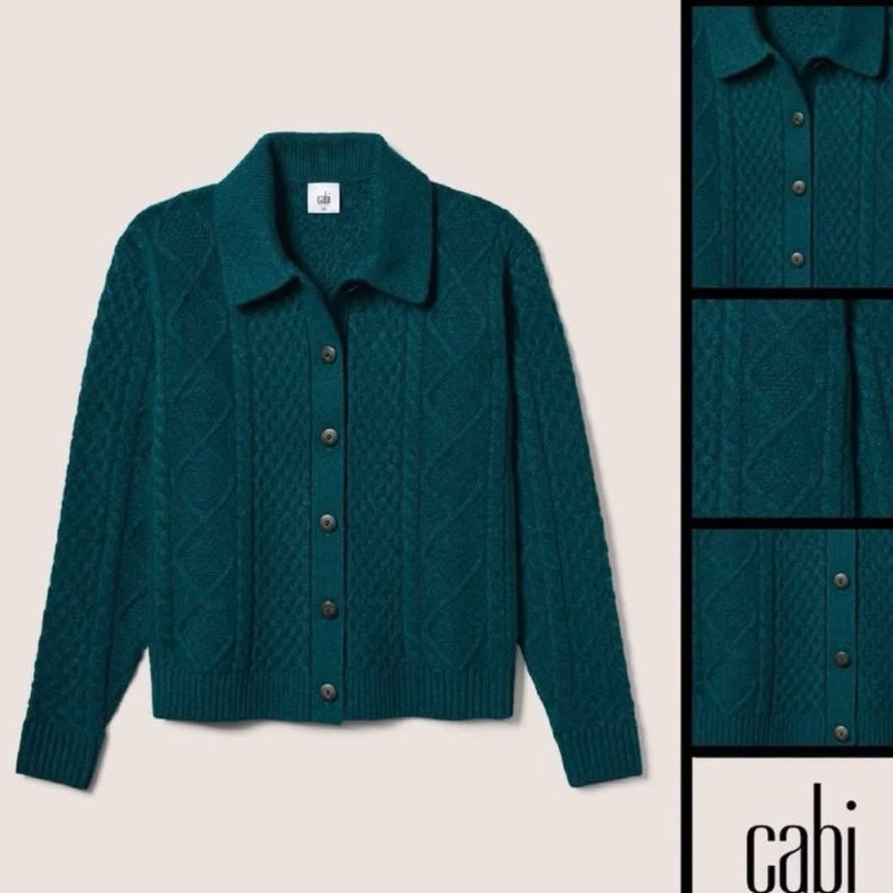 Cabi Women's Peacock Cardigan style 4657 - size Small